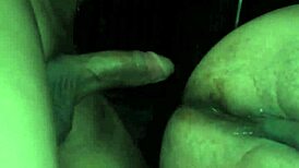 Latina shemale sucks monster cock in van until orgasm