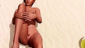 I love posing nude with my big tits spread and teased in close-up for you.