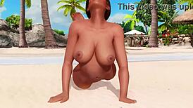 I love posing nude with my big tits spread and teased in close-up for you.