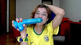 Brazilian prostitute gives intriguing blowjob