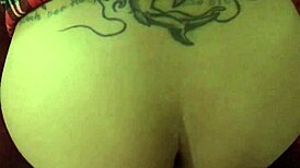 Wow, latina wife bent over in doggystyle with tattoos looks amazing 😘