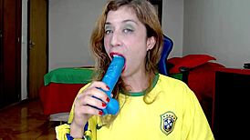 Brazilian prostitute gives intriguing blowjob