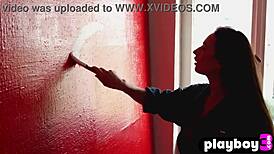 Gloria Sol posing nude with natural petite body