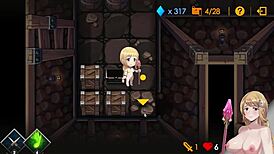 hgame-escape dungeon-莎莉絲．地牢脫出-3~鼠人幫莎莉絲剃掉陰毛後正常位中出