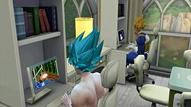 Dragon ball porn epi 20 hentai vegeta se folla a hermosa esposa chichi al lado de su amigo y marido y cornudo netorare