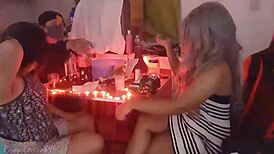 Drinking with classmates? It led to fucking!