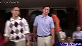 In the dorm, real teen 18+ twinks do assfucking for initiation