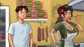 hey, check this summertime saga gameplay part 21 with monster action! 😜