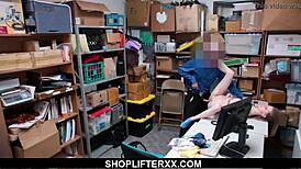 Catarina Petrov Fucks Burglar for Freedom