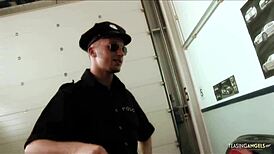 stunning sluts talked into screwing two cops