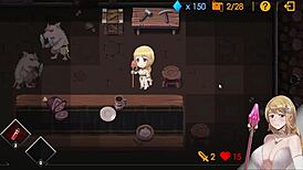 hgame-escape dungeon-莎莉絲．地牢脫出-3~鼠人幫莎莉絲剃掉陰毛後正常位中出