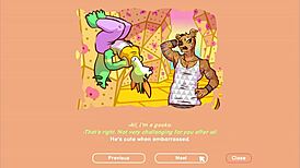 Odymos LGBT hentai game ep 9 features bisexual threesome with monster cock anal and orgasms.