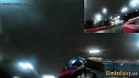 big booty teen deepthroats and rides hard