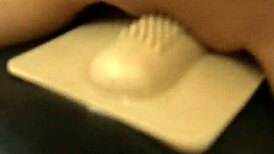 Chloe James rides Sybian with wild passion. Her big ass bounces hard on the machine.