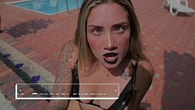 Blonde Latina Delivers Intense Ahegao For Private Chaturbate Show, Tattooed And Slutty
