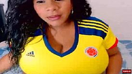 Latina Webcam Show Featuring Big Boobs and Free Porn