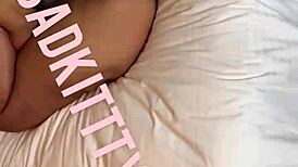 Flexible ebony slut flaunts big tits and ass for deepthroat cock action