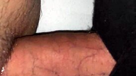 Drippinglips85 tries double penetration with toy and cock