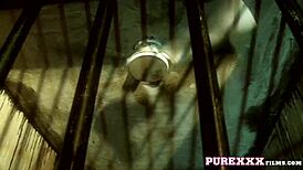 Superb blonde gets hardcore facial cumshot!