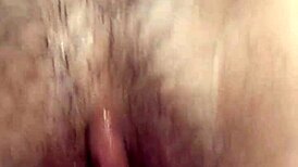 Drippinglips85 tries double penetration with toy and cock