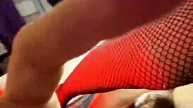 Sex in stockings, sucking dick and fingering 😈