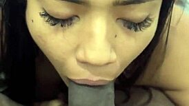 Latina teen 18+ gives careless blowjob to big cock pornstar!