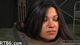 Serf says her pussy gets punished by dominant bitch