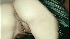 red haired babe enjoys anal with vintage gloves