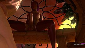 Dream land futanari hentai game – Bound shemale orgy together with big tits and cock