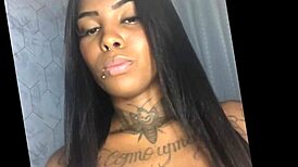 Ebony Pearl Estrella Teases with Fetish Feet