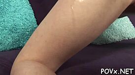 Teen Sucks Cock In Shower