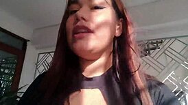 Horny latina invites me for intense fucking, leading to a facial cumshot.