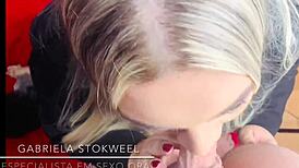 Hot blonde blowjob session - schedule with me