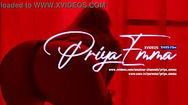 Indian Desi Priya Emma Teases with Big Boobs in Hot Dance Video Series.