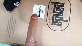 He says, 'Watch me masturbate with dildo for anal assfucking pleasure'