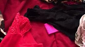 Wife's Sexy Panties Explored While She's Away!