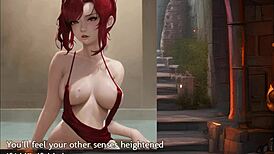 Cherrys Joi Hentai Game Session01 With Redhead Big Tits Instruction