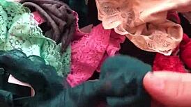 Wife's Sexy Panties Explored While She's Away!