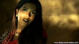 indian beauty reveals herself as a mystery lady in a serene setting