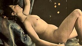 Vintage Granny Fanny Shows Hairy Retro Charm in Antique Setting. Old-School Mature Action Unfolds.