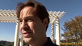 Does this busty cock whore give a handie with dylan ryder?