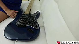 Ally Tate's pussy handjobbed, natural tits teen fingering