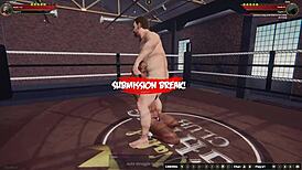 Ethan battles Dela in naked 3D fight