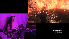 NAKED MONSTER WITH BIG NATURAL TITS IN EVIL WITHIN 2 PLAYTHROUGH