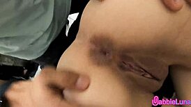 gabbie luna and husband enjoy teen dp with long-haired friend