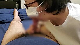 Hey, watch this housewife eagerly sucking cock! 😍