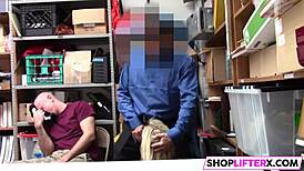 Stupid Teen Madison Gets Fucked Hard for Theft in Office Scandal