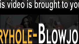 Gloryhole Babe Sucks Monster Black Cock For Facial