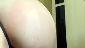 Rita Fox dances in heels, revealing redhead tits and ass, teasing pussy for fetish sex