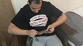 latina with big ass gets eaten before work delivery